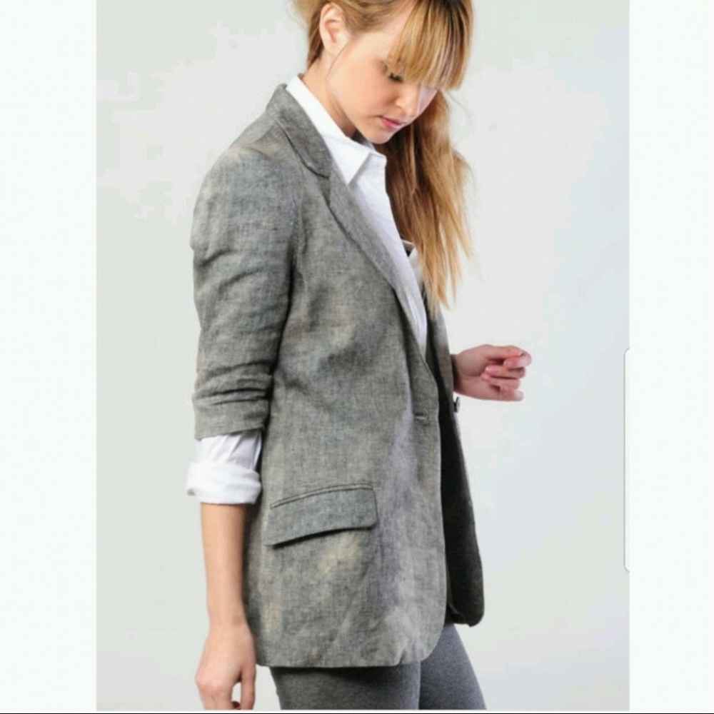 Elizabeth and James linen/cotton blazer